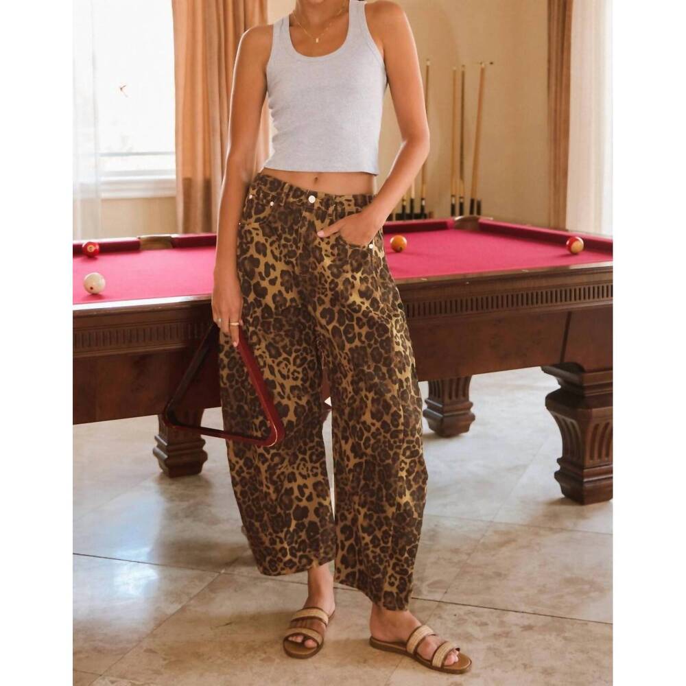 NEW ODDI the feral barrel jeans in multi
